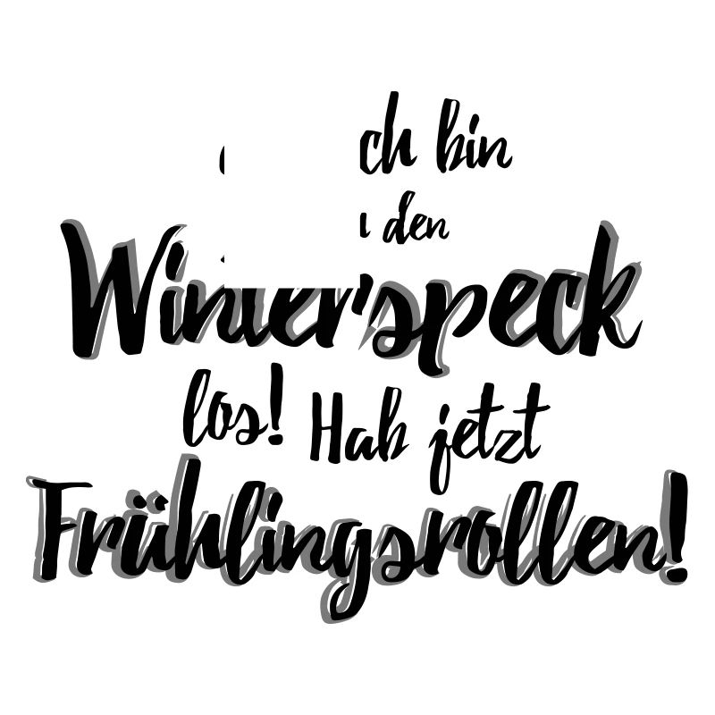 Frühlingsrolle statt Winterspeck