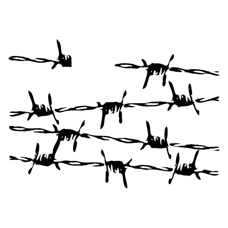 Stacheldraht Reihe