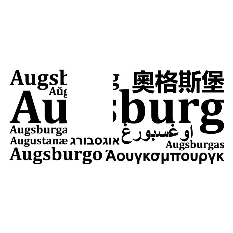 Augsburg tagcloud
