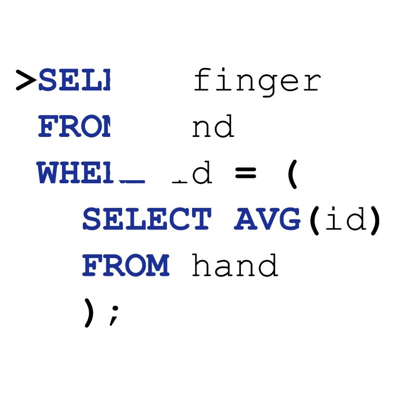 SQL finger