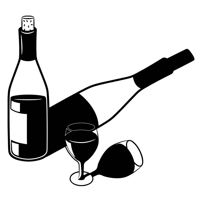 bouteille de vin de vin dési