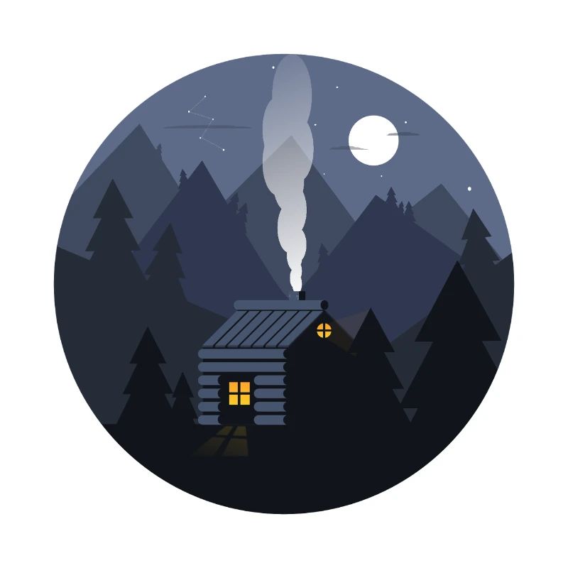 Cabane Nightfall à Pines