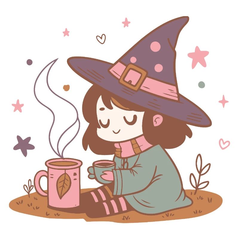 Pastel Tea Witch