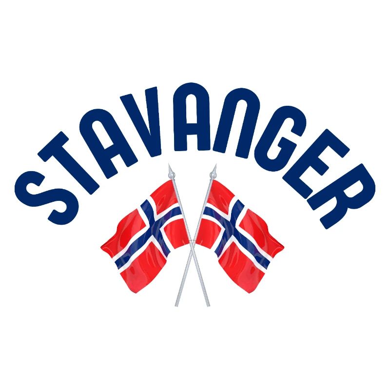 Drapeaux de Norvège de Stavanger