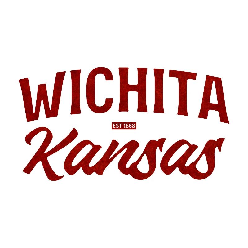 Wichita Kansas Retro Script