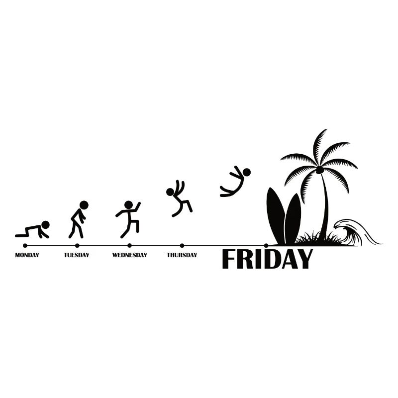 Endlich Freitag Strand Evolution