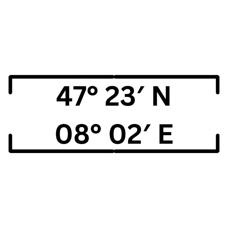 Coordinates Aarau Minimalist