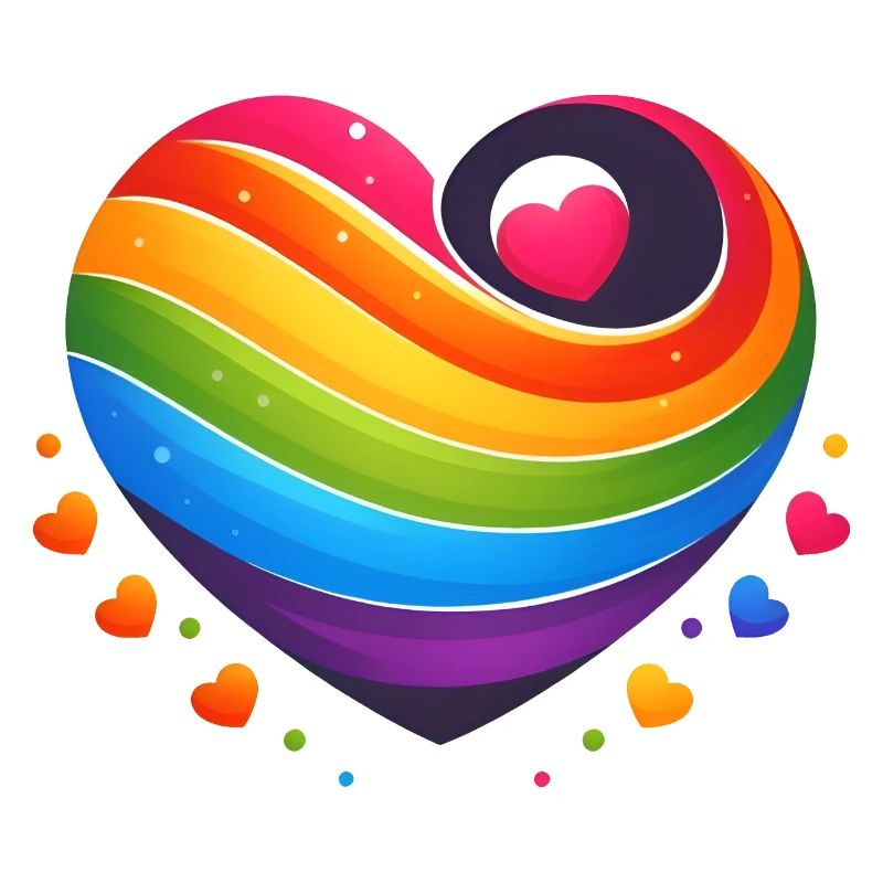 Rainbow Heart