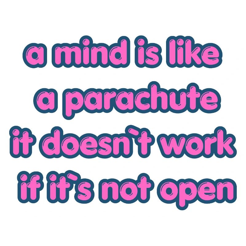 Open Mind Parachute Zitat