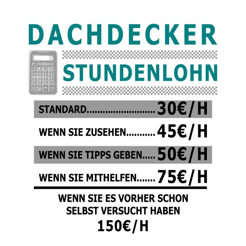 Dachdecker Stundenlohn