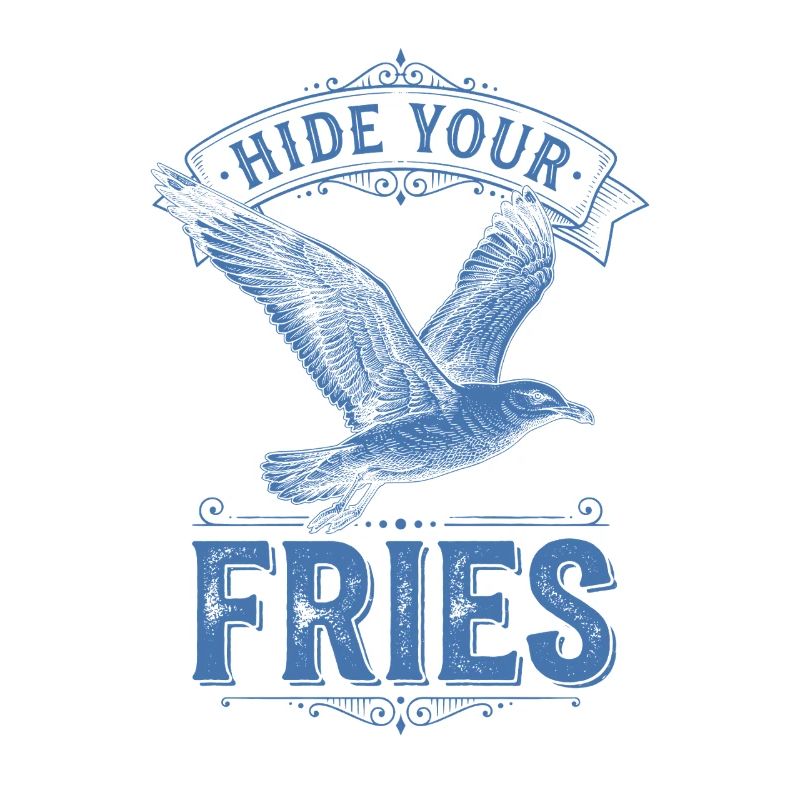 Cachez votre oiseau frites