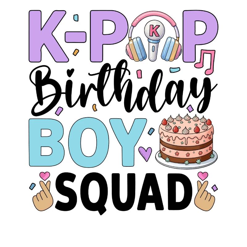 K-Pop Birthday Boy Squad