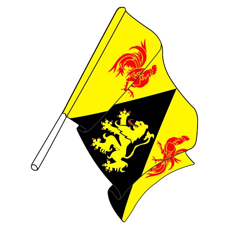 Flag Walloon Brabant Belgium