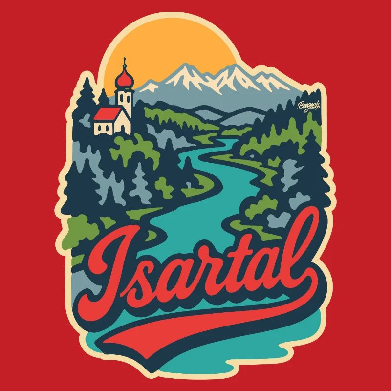 Isar Valley in Upper Bavaria
