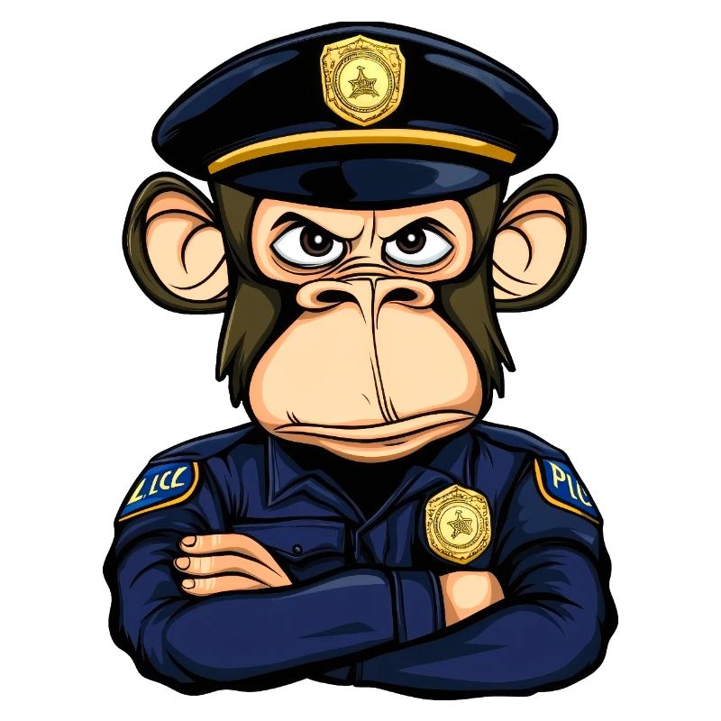 Polizei Affe