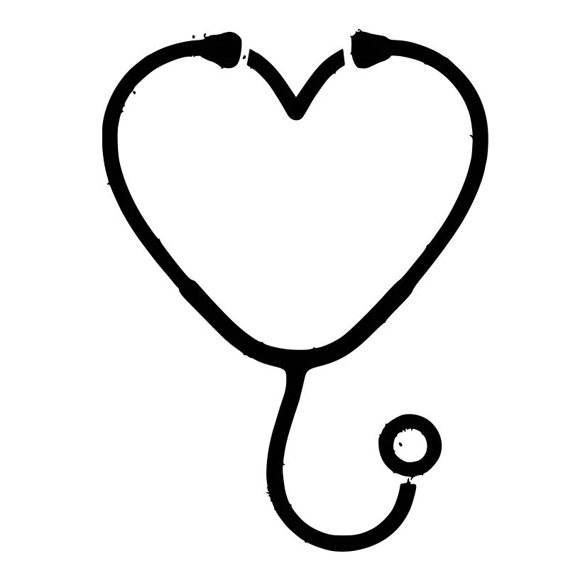 Plan de médecine cardiaque par stéthoscope