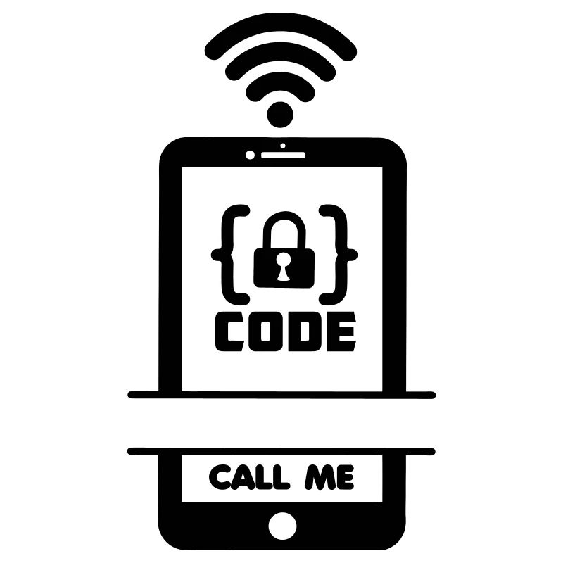 Rufen Sie mich an Telefon für Programmierer