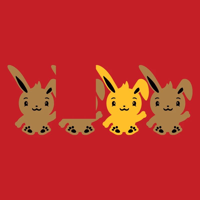 4 Bunny Friends Différence Soyez différent