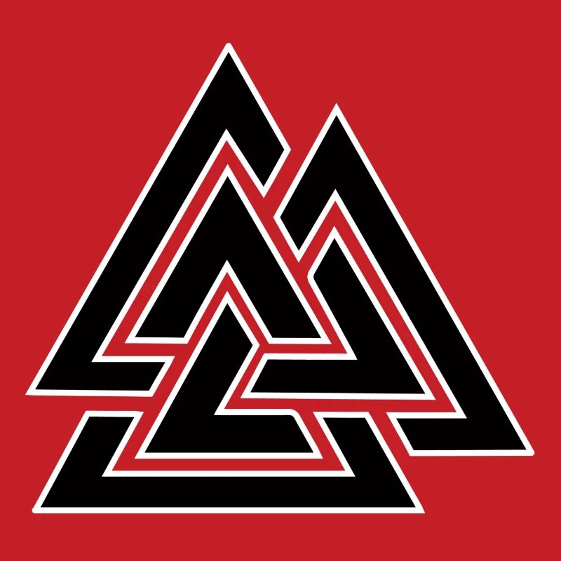 Triangular intertwined pattern