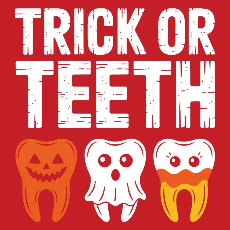Trick oder Teeth Halloween-T-Shirt