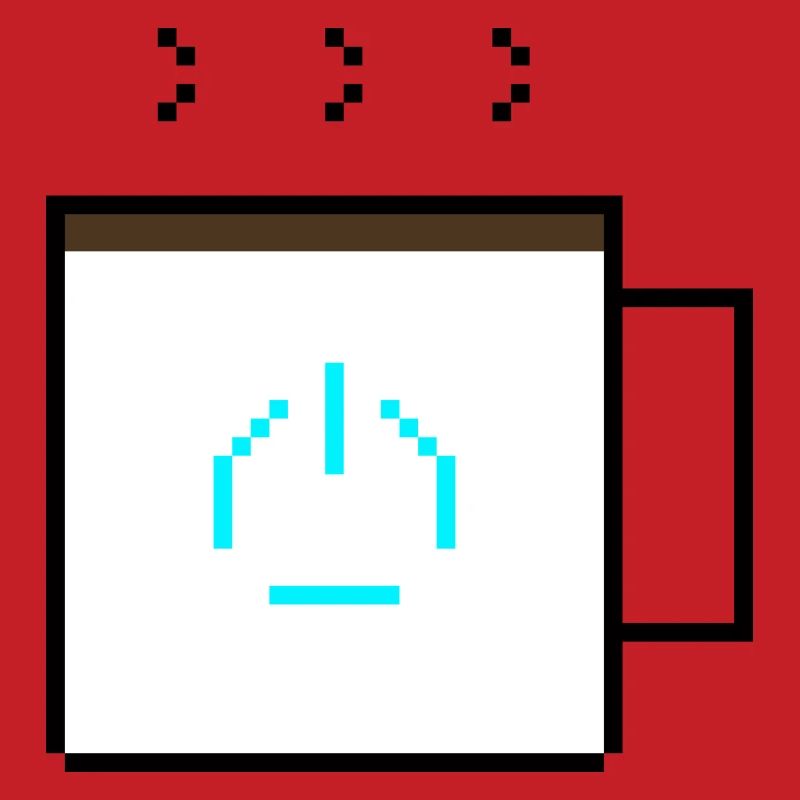 Power-Up Coffee : Conception rétro de pixel art pour le jeu