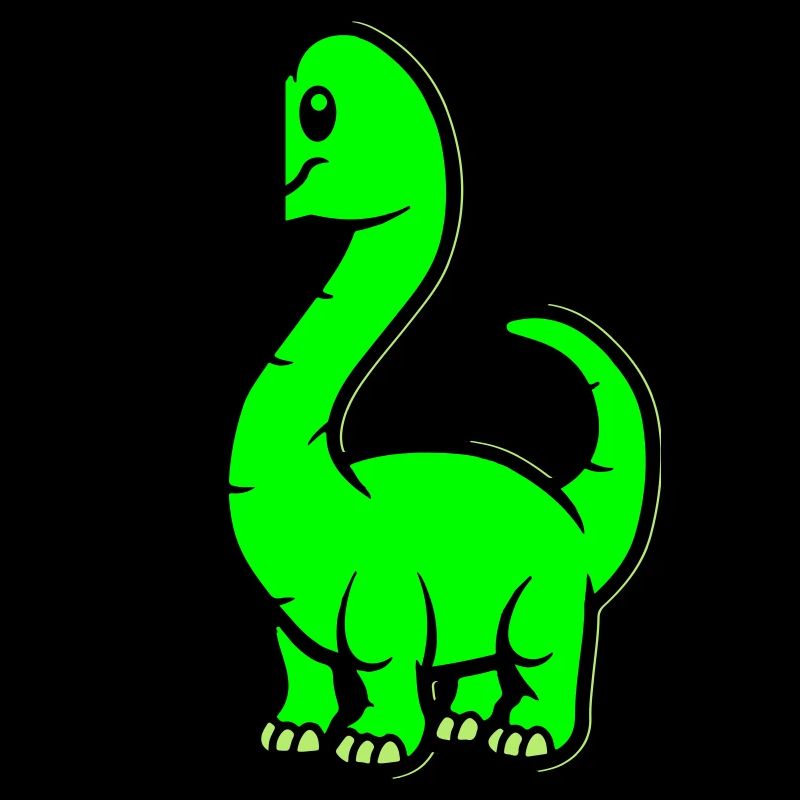Dinosaur Brontosaurus Comic