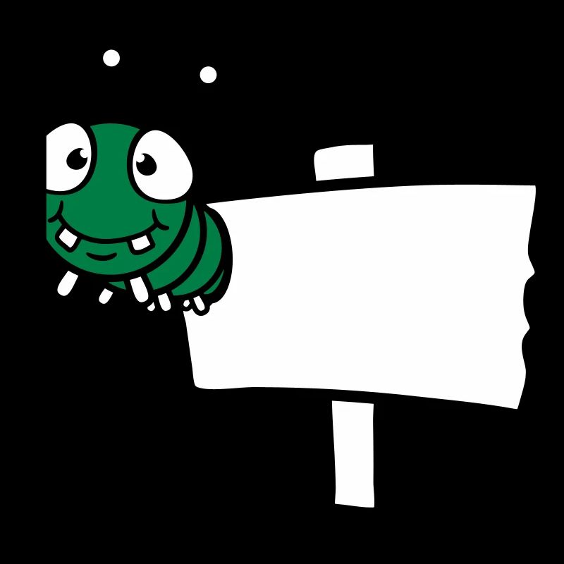 Shield wooden worm writing text box hole small bab