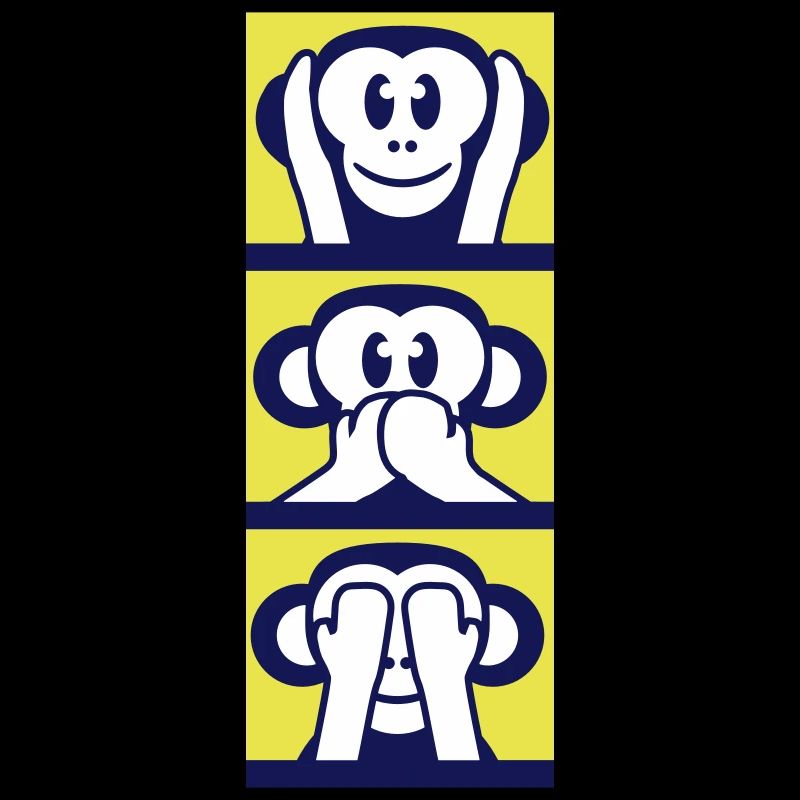 3 Wise Monkeys Hear Nothing Say See Monkey Fun