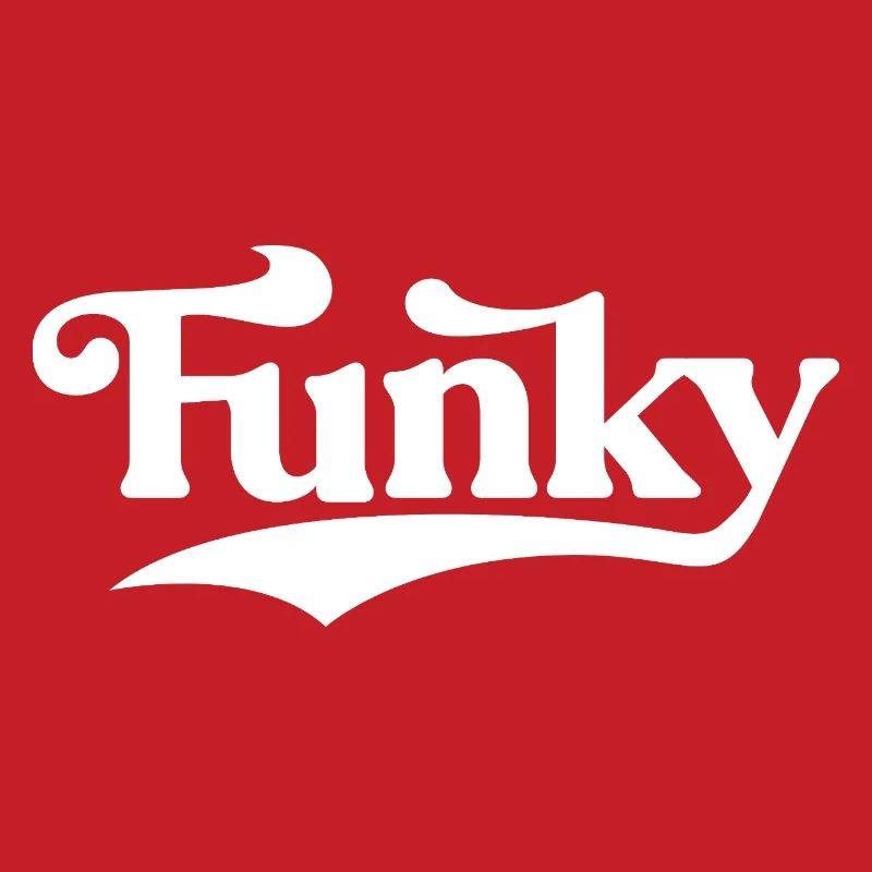 Logo rétro Funky Script