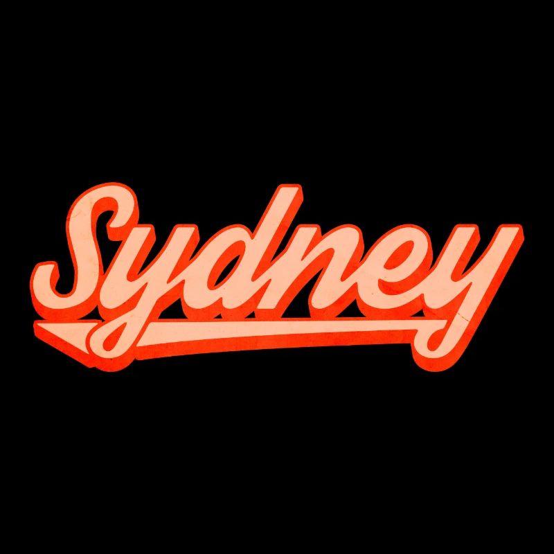 Logo du script rétro de Sydney