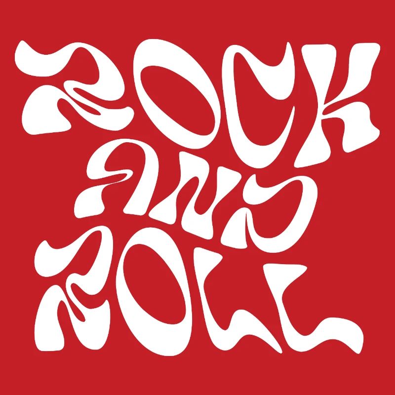 Rock and Roll Typography Design