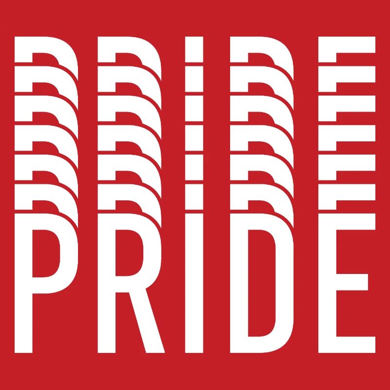 Pride Typography in Color Clusters