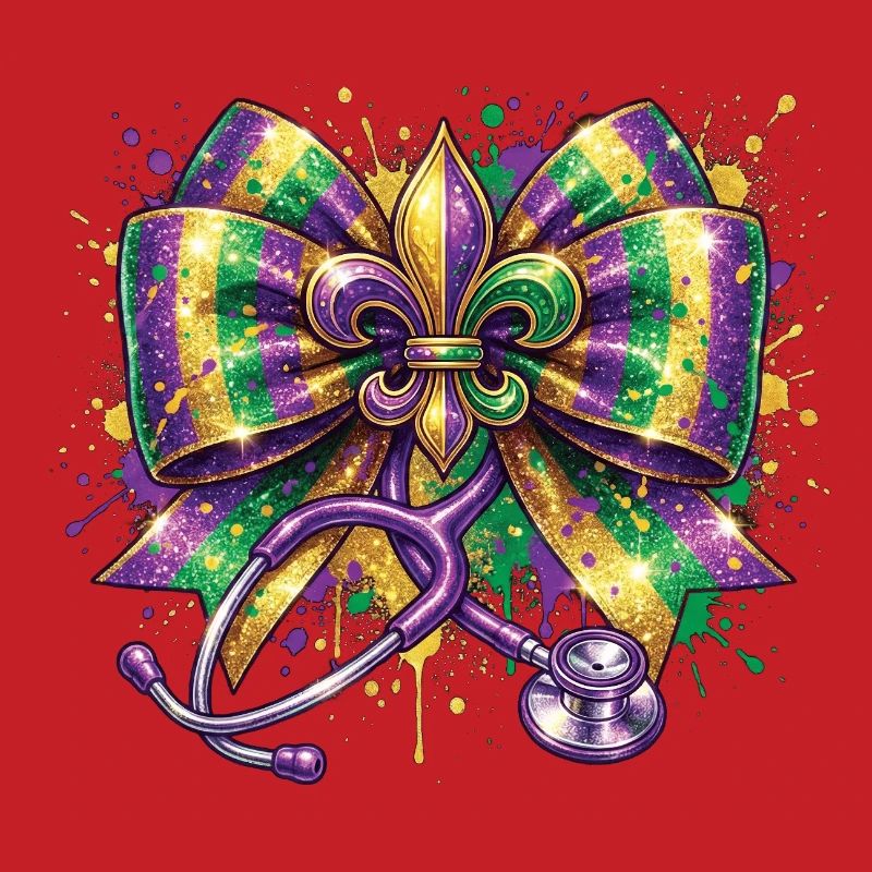 Infirmière Docteure du Mardi Gras, Fleur De Lys