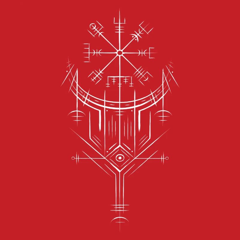 Vegvisir Runes Compass - Germanic Celts Vikings