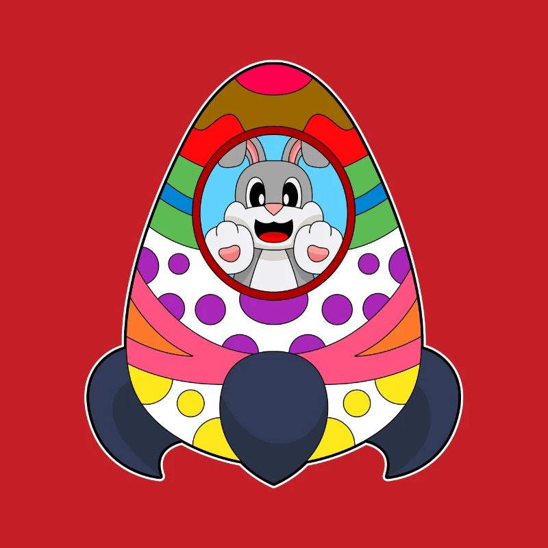 Rabbit Easter Rocket