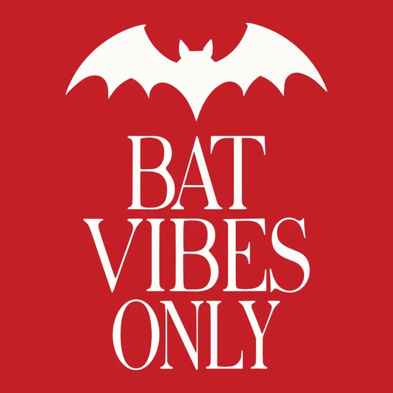 Bat Vibes Only – Goth Statement