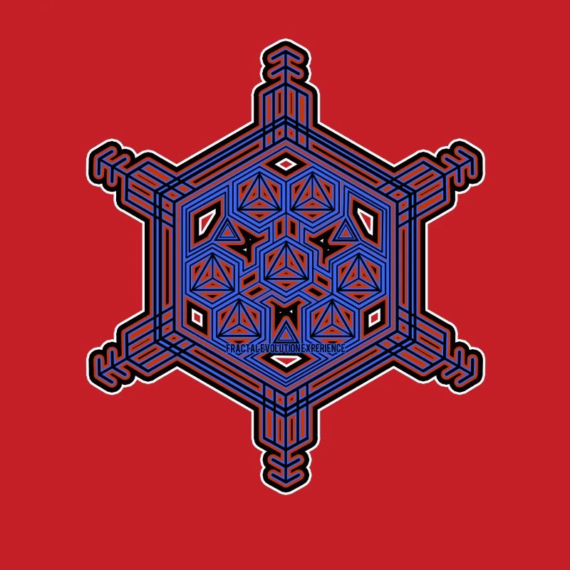 Fractal Evolution Experience Star Hexagon Pattern