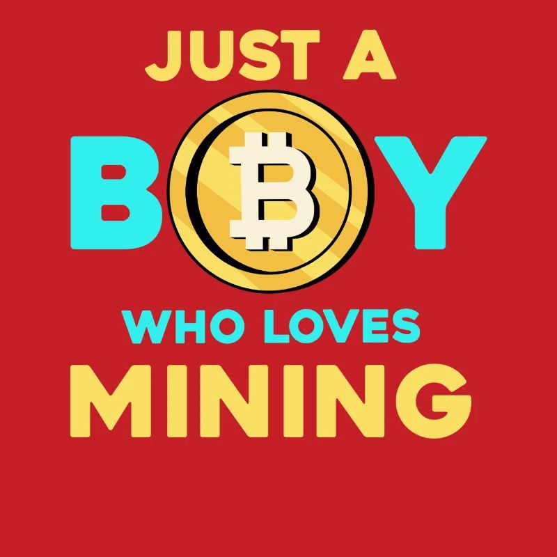 Krypto Mining Junge – Bitcoin Leidenschaft