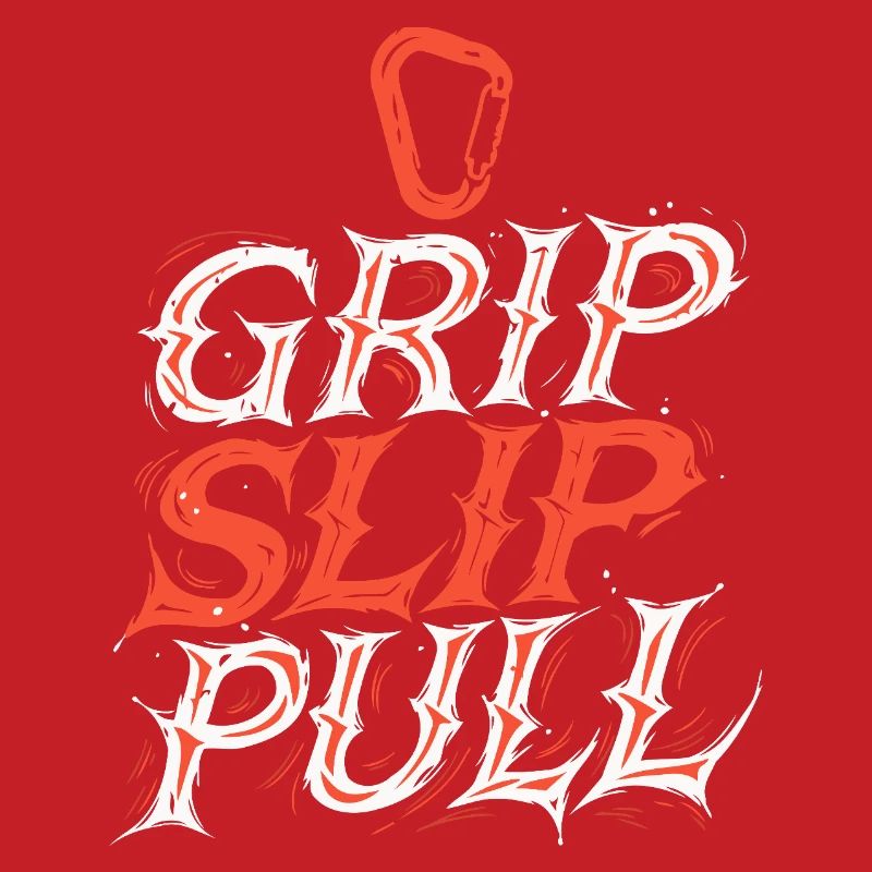 Grip Slip Pull Typographie Dynamique
