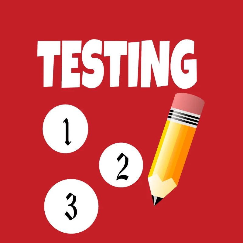 Testing 123 with pencil