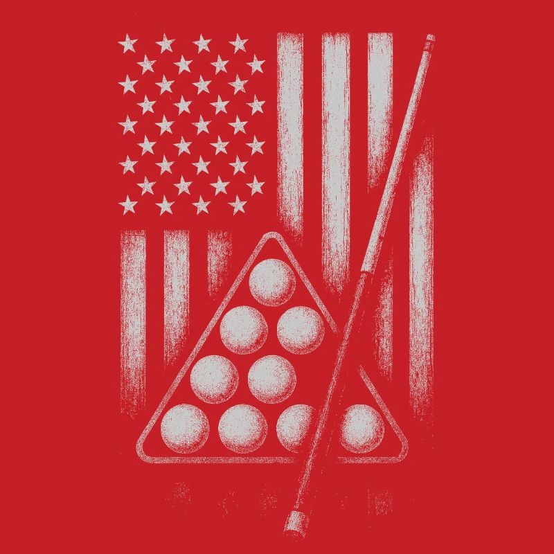 Conception de boules de billard Flag