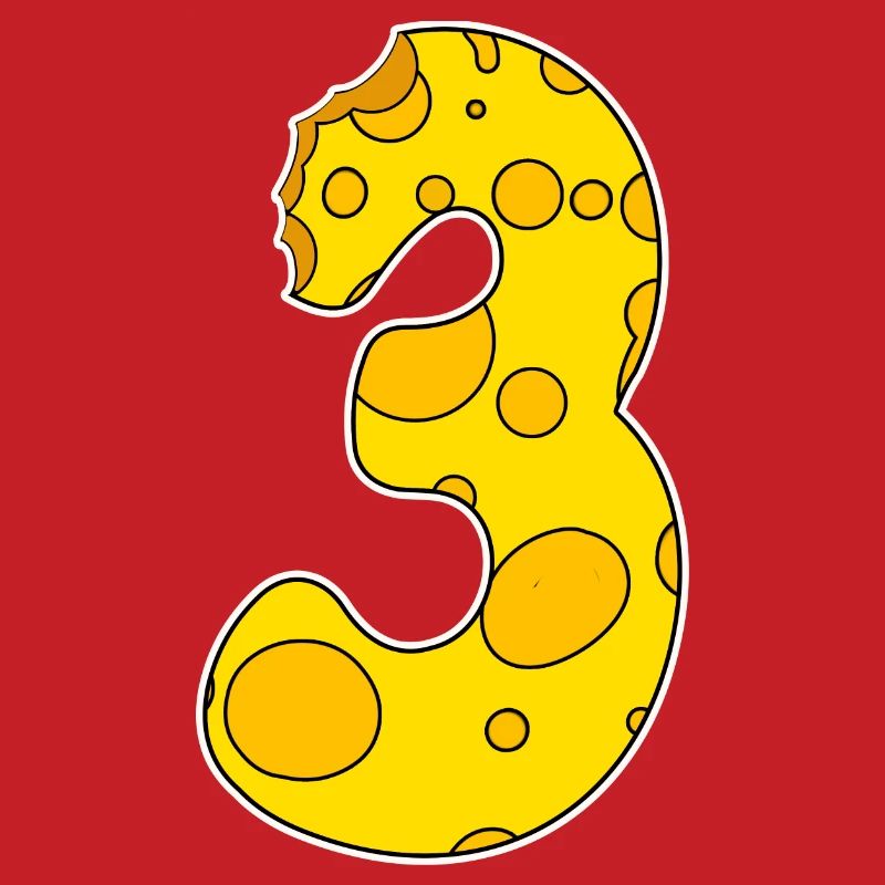 Number 3 - Three - Third