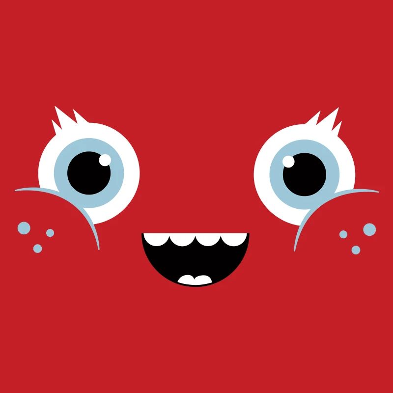 Drôle et mignon de Kawaii Visage Comic / Smiley