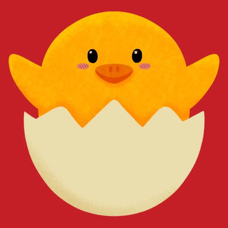 Easter Chick in Egg