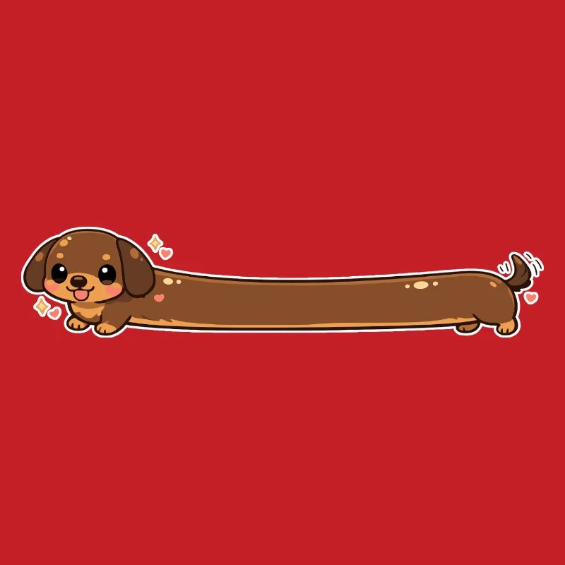 Long, teckel mignon