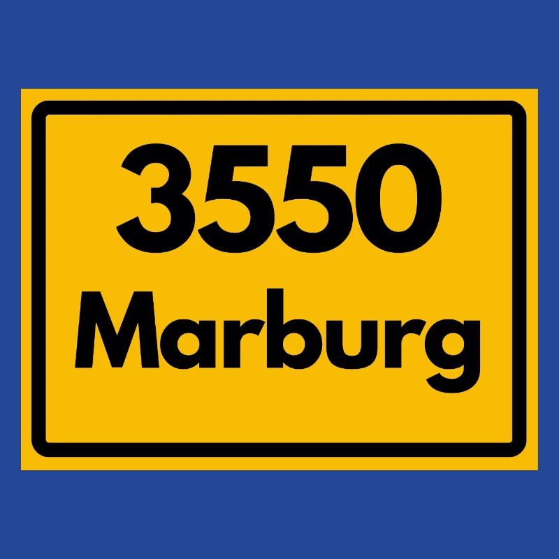 OLD POSTCODE ZIP CODE RETRO 3550 MARBURG