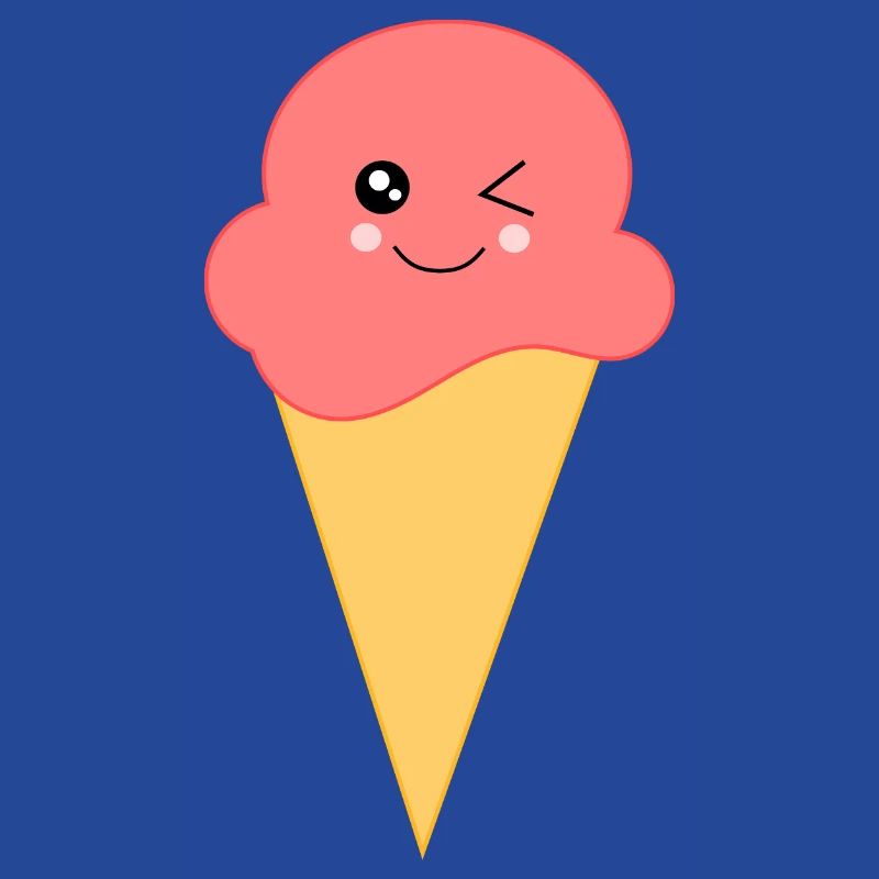 Eis Eiscreme Erdbeereis