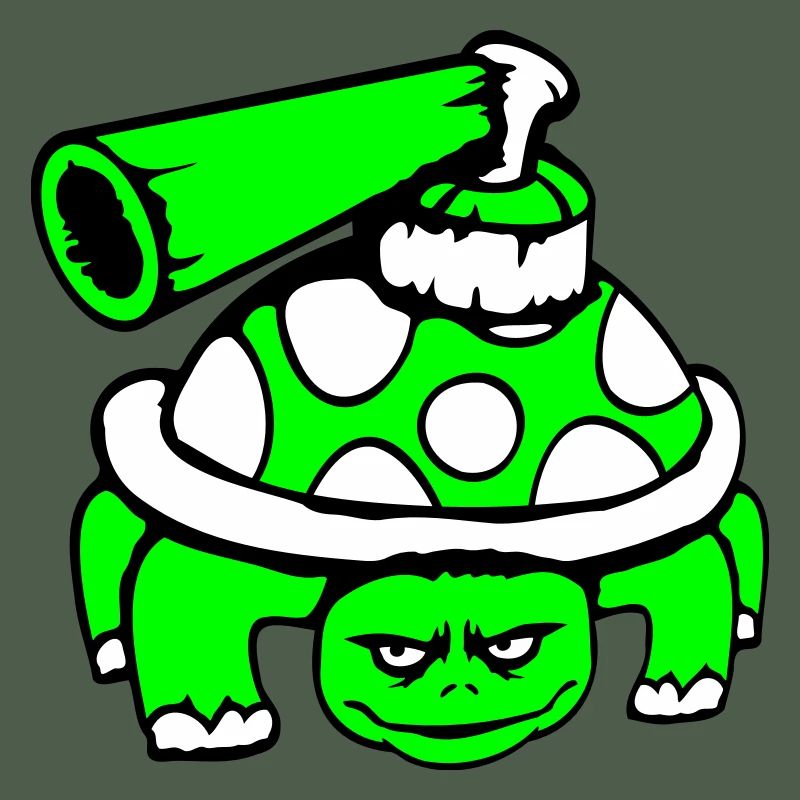 Schildkröte Panzer Waffe schießen Krieg Angriff