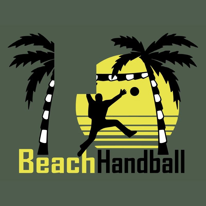 Handball Beach Palmentorwart