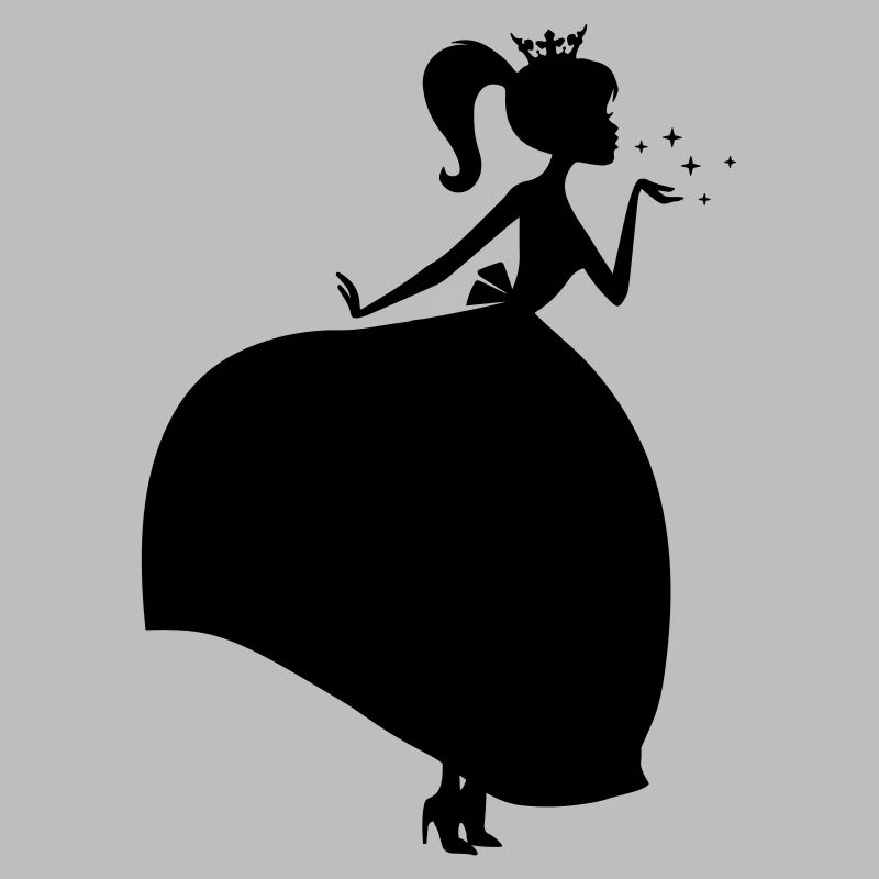 Belle silhouette de princesse